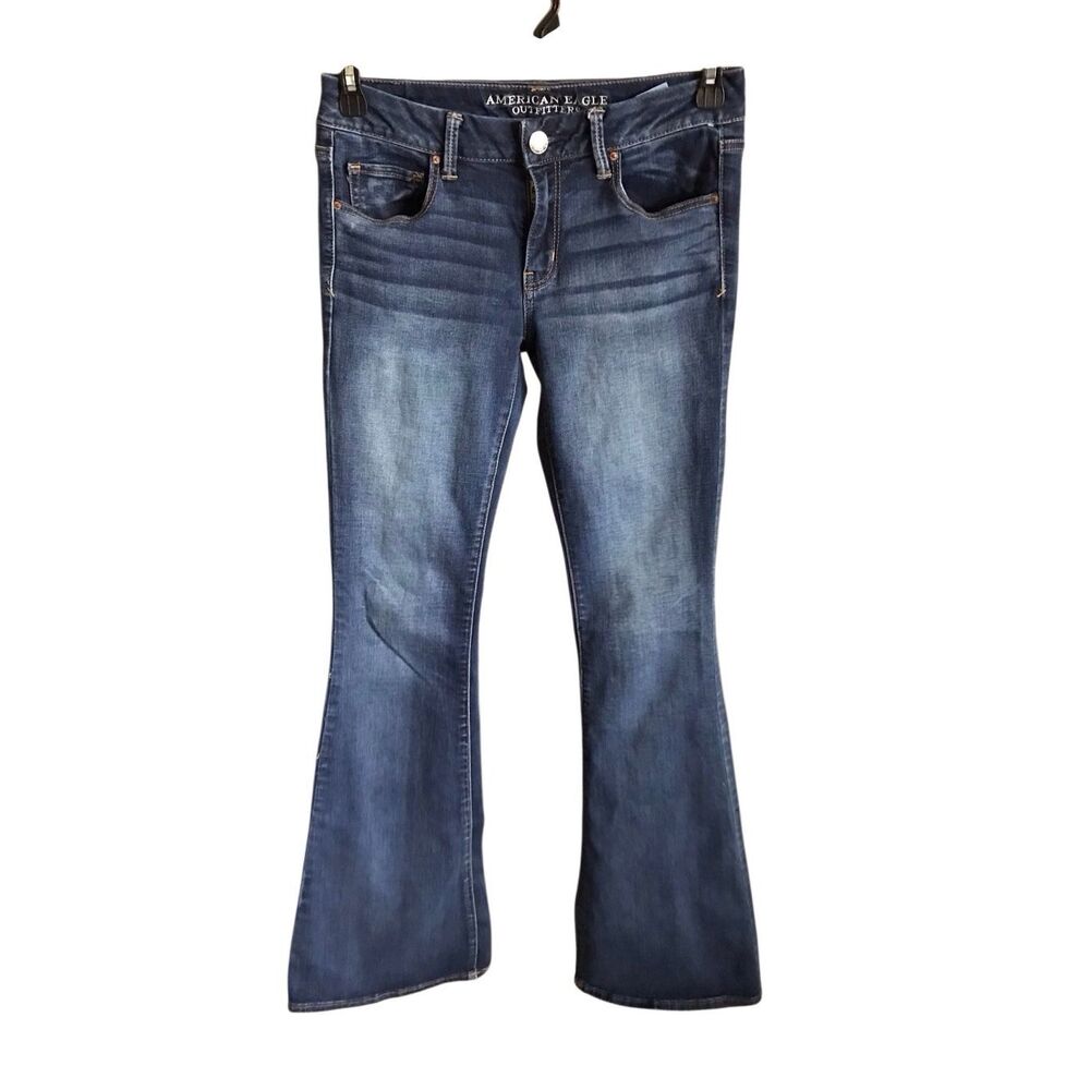 American Eagle size 8 X-Long (tall)Boho artist boot cut jeans